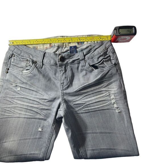 T Five Gray Denim Jeans Size 9, SKU: 45-4285 - Picture 4 of 8
